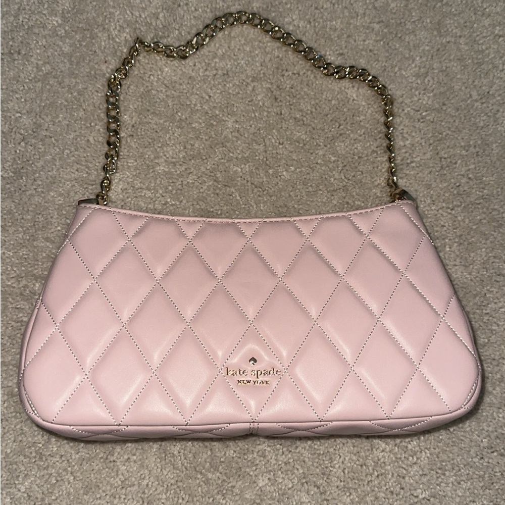 Kate Spade Pink Quilted Shoulder Bag